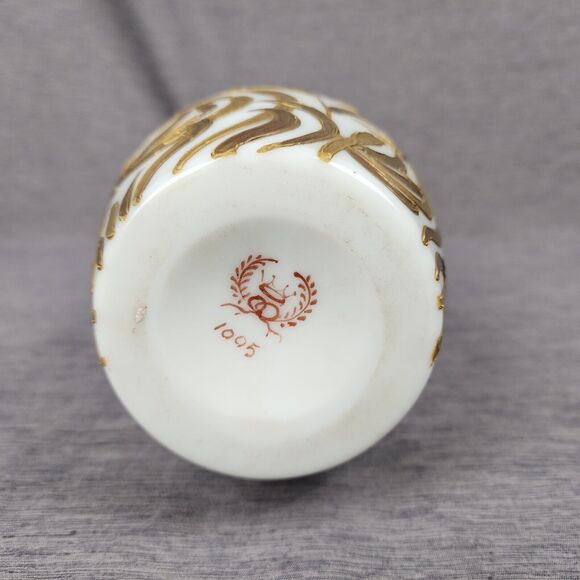 Mt Washington Guba Duck Vase RARE Colonial Ware 1005 Hand Painted 16.5" Antique - Picture 3 of 10